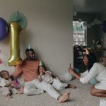first birthday photo timeline